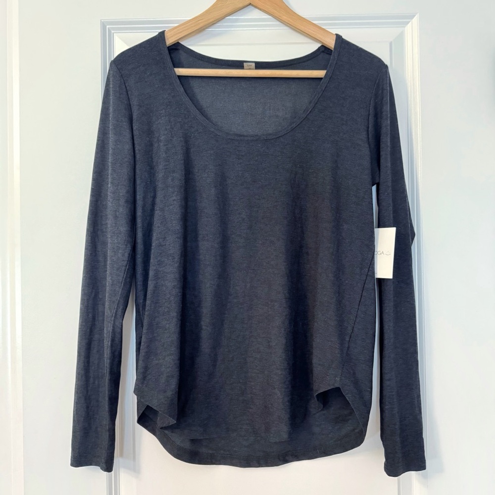 Beyond Yoga Charcoal Long Sleeve Top